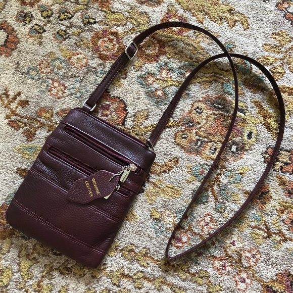 Free People Handbags - Purple/Brown Leather Crossbody